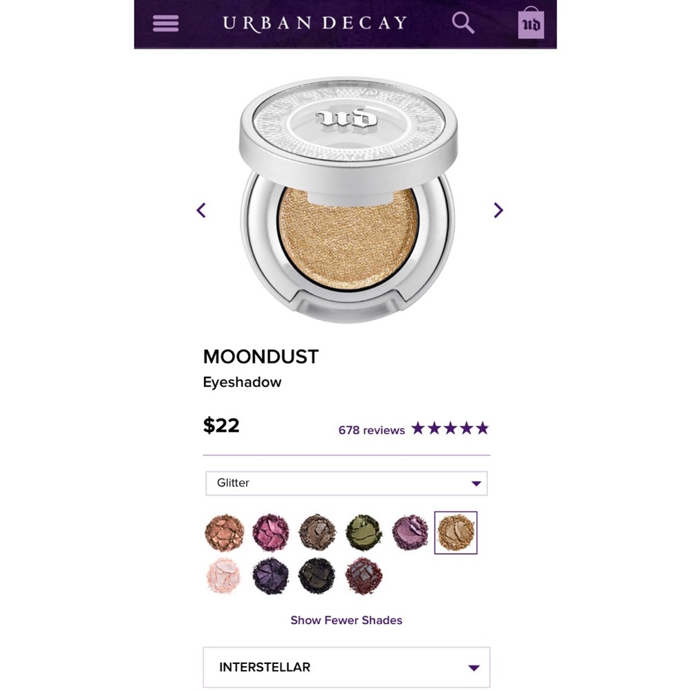 Urban Decay | Moondust Eyeshadow in Interstellar